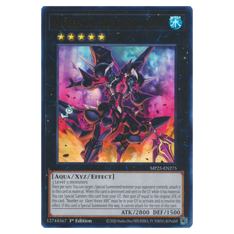 Yu-Gi-Oh! - 2025 Mega Pack - Number C101: Silent Honor DARK (Ultra Rar