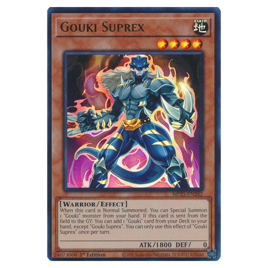 Gouki Suprex MP25-EN282 card from the Yu-Gi-Oh! set 2025 Mega Pack