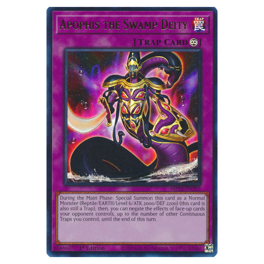 Apophis the Swamp Deity MP25-EN292 card from the Yu-Gi-Oh! set 2025 Mega Pack