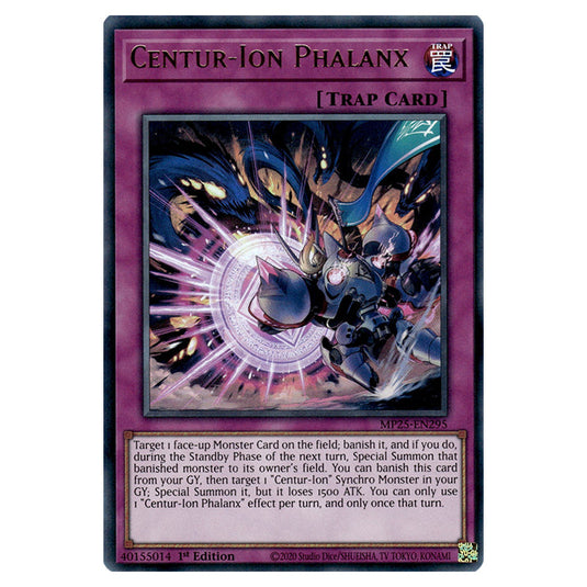 Centur-Ion Phalanx MP25-EN295 card from the Yu-Gi-Oh! set 2025 Mega Pack