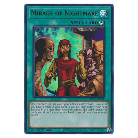 Mirage of Nightmare MP25-EN298 card from the Yu-Gi-Oh! set 2025 Mega Pack