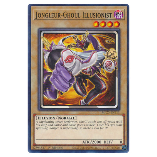 Jongleur-Ghoul Illusionist MP25-EN311 card from the Yu-Gi-Oh! set 2025 Mega Pack