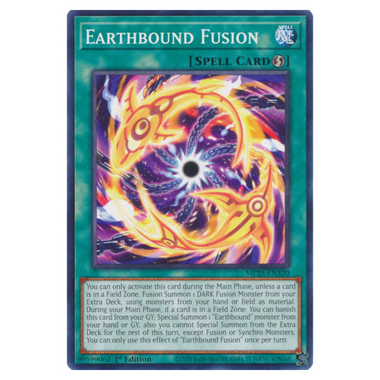 Earthbound Fusion MP25-EN320 card from the Yu-Gi-Oh! set 2025 Mega Pack