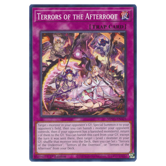 Terrors of the Afterroot MP25-EN325 card from the Yu-Gi-Oh! set 2025 Mega Pack