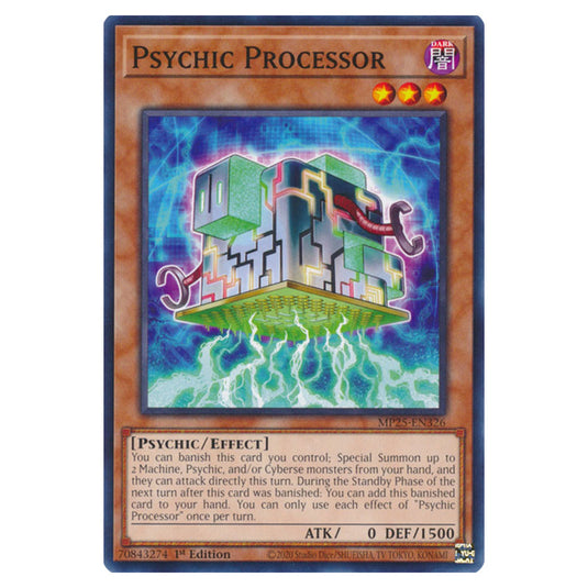 Psychic Processor MP25-EN326 card from the Yu-Gi-Oh! set 2025 Mega Pack
