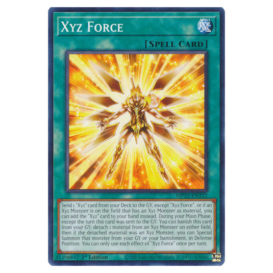 Xyz Force MP25-EN332 card from the Yu-Gi-Oh! set 2025 Mega Pack