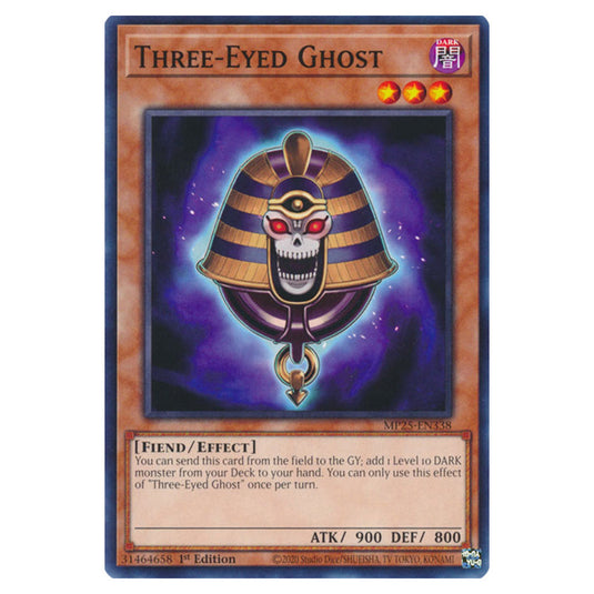 Three-Eyed Ghost MP25-EN338 card from the Yu-Gi-Oh! set 2025 Mega Pack