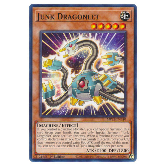 Junk Dragonlet MP25-EN340 card from the Yu-Gi-Oh! set 2025 Mega Pack