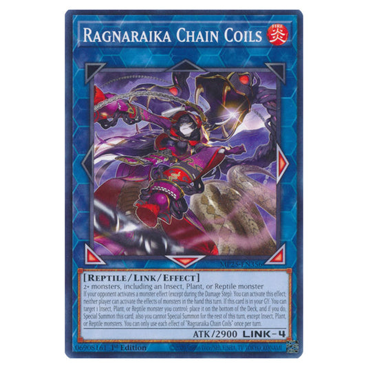 Ragnaraika Chain Coils MP25-EN356 card from the Yu-Gi-Oh! set 2025 Mega Pack
