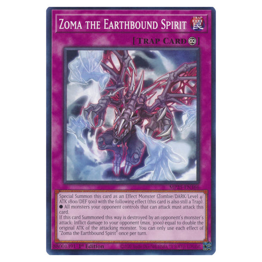 Zoma the Earthbound Spirit MP25-EN366 card from the Yu-Gi-Oh! set 2025 Mega Pack