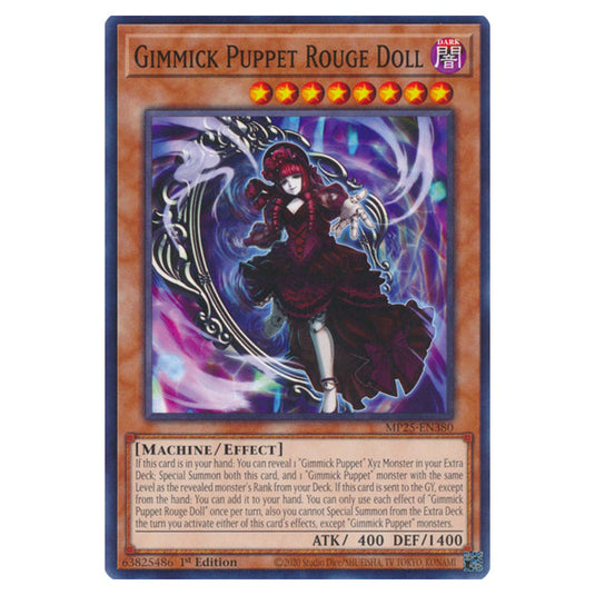Gimmick Puppet Rouge Doll MP25-EN380 card from the Yu-Gi-Oh! set 2025 Mega Pack