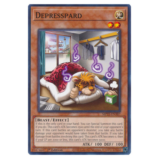 Depresspard MP25-EN387 card from the Yu-Gi-Oh! set 2025 Mega Pack