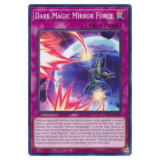 Dark Magic Mirror Force MP25-EN394 card from the Yu-Gi-Oh! set 2025 Mega Pack
