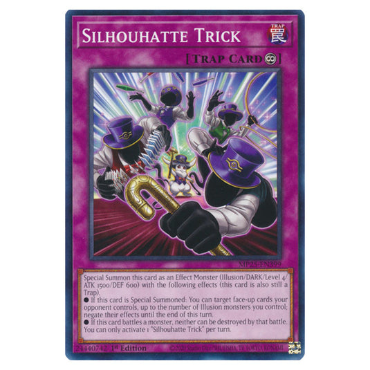 Silhouhatte Trick MP25-EN399 card from the Yu-Gi-Oh! set 2025 Mega Pack
