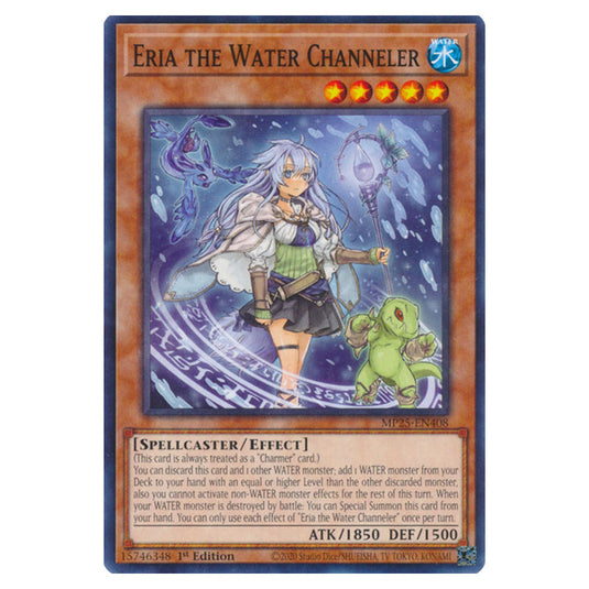 Eria the Water Channeler MP25-EN408 card from the Yu-Gi-Oh! set 2025 Mega Pack