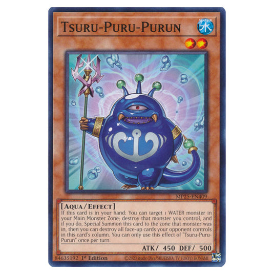 Tsuru-Puru-Purun MP25-EN409 card from the Yu-Gi-Oh! set 2025 Mega Pack
