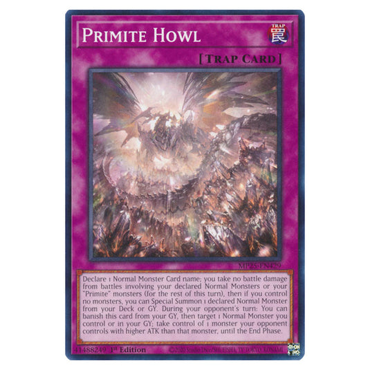 Primite Howl MP25-EN429 card from the Yu-Gi-Oh! set 2025 Mega Pack