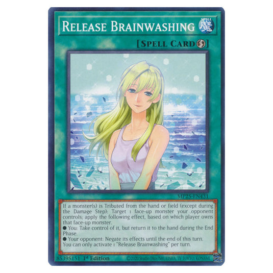 Release Brainwashing MP25-EN431 card from the Yu-Gi-Oh! set 2025 Mega Pack