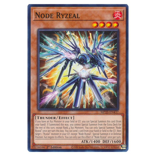 Node Ryzeal MP25-EN437 card from the Yu-Gi-Oh! set 2025 Mega Pack