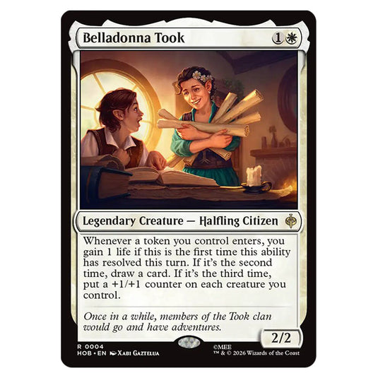 Belladonna Took 0004 card from the Magic The Gathering set The Hobbit