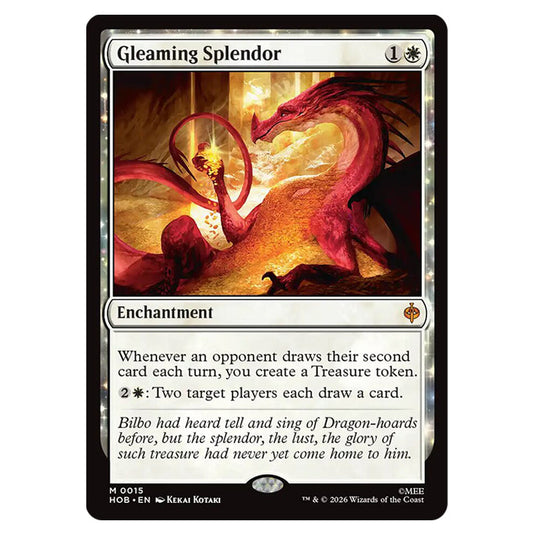 Gleaming Splendor 0015 card from the Magic The Gathering set The Hobbit