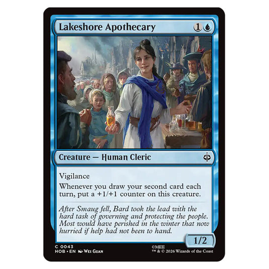 Lakeshore Apothecary 0043 card from the Magic The Gathering set The Hobbit