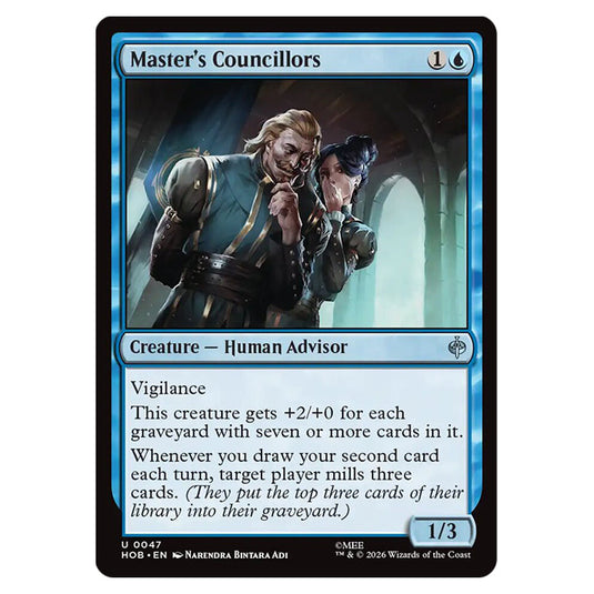 Master's Councillors 0047 card from the Magic The Gathering set The Hobbit