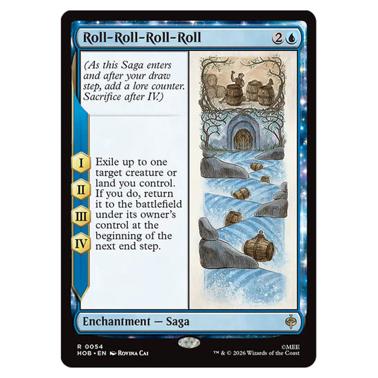 Roll-Roll-Roll-Roll 0054 card from the Magic The Gathering set The Hobbit