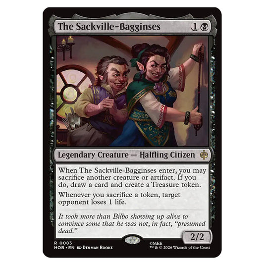 The Sackville-Bagginses 0083 card from the Magic The Gathering set The Hobbit