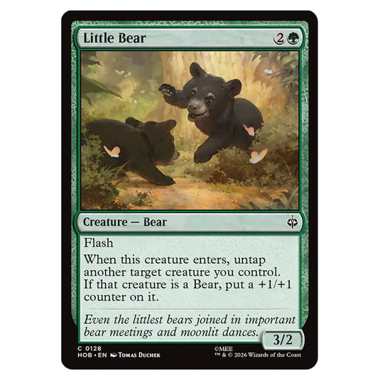Little Bear 0128 card from the Magic The Gathering set The Hobbit