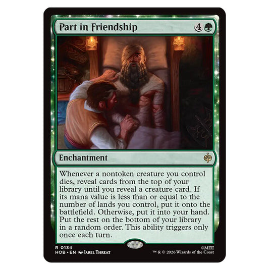 Part in Friendship 0134 card from the Magic The Gathering set The Hobbit