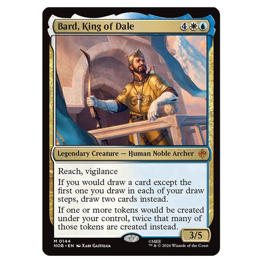 Bard, King of Dale 0144 card from the Magic The Gathering set The Hobbit