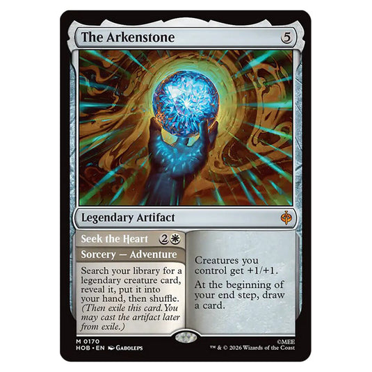 The Arkenstone // Seek the Heart 0170 card from the Magic The Gathering set The Hobbit