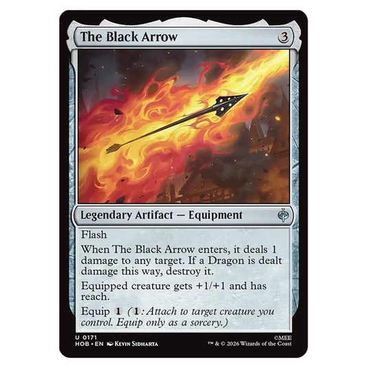 The Black Arrow 0171 card from the Magic The Gathering set The Hobbit