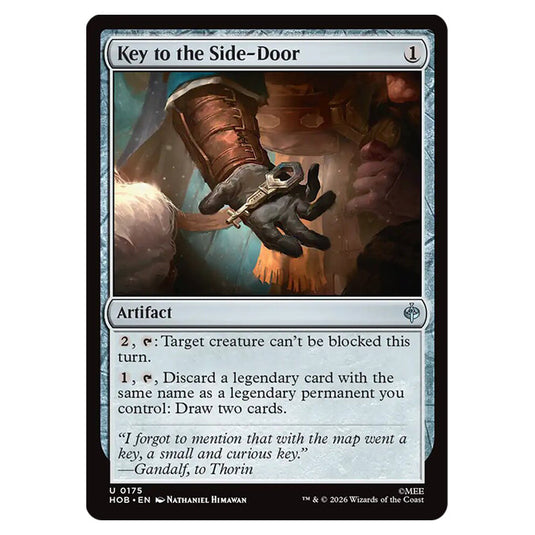 Key to the Side-Door 0175 card from the Magic The Gathering set The Hobbit