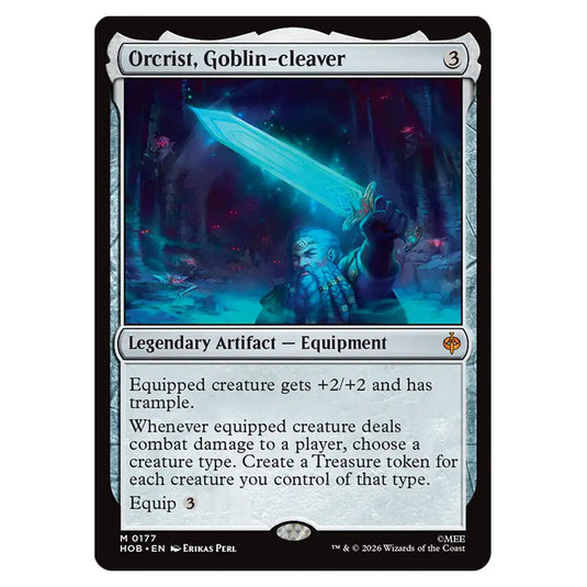 Orcrist, Goblin-cleaver 0177 card from the Magic The Gathering set The Hobbit
