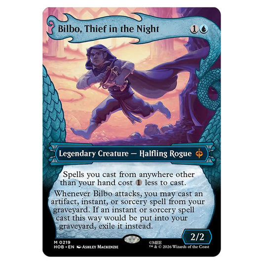 Bilbo, Thief in the Night 0219 card from the Magic The Gathering set The Hobbit