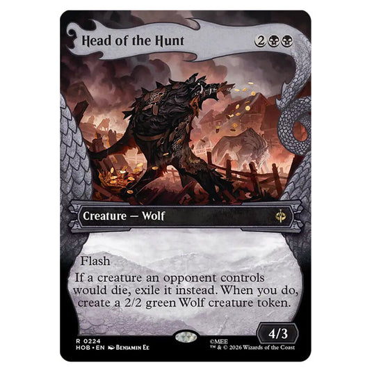 Head of the Hunt 0224 card from the Magic The Gathering set The Hobbit