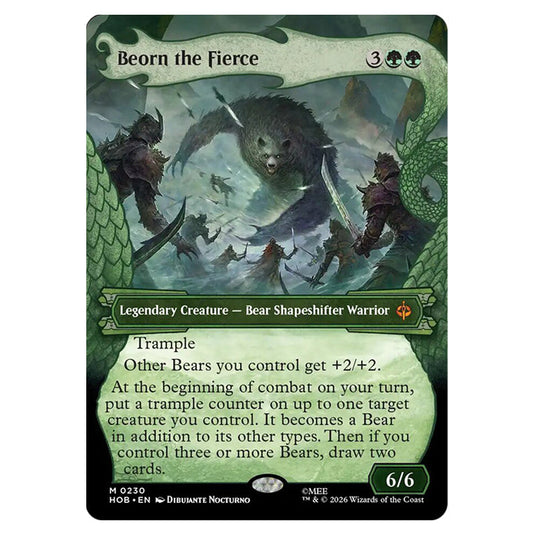 Beorn the Fierce 0230 card from the Magic The Gathering set The Hobbit