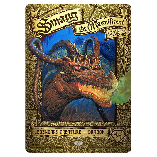 Smaug the Magnificent 0249 card from the Magic The Gathering set The Hobbit