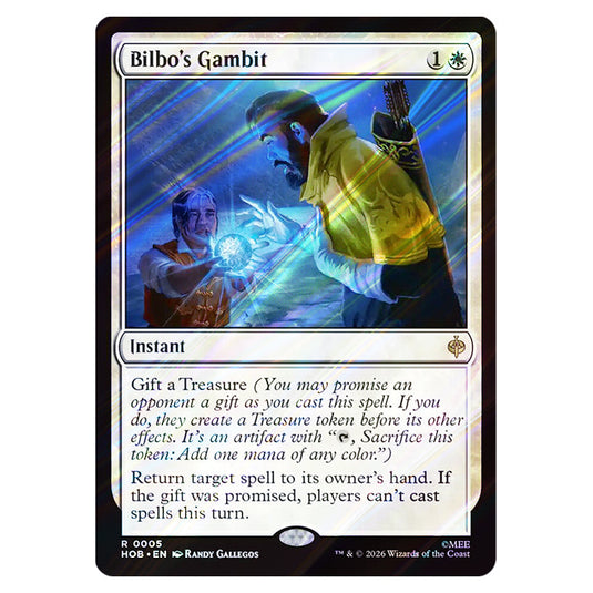 Bilbo's Gambit 0005 card from the Magic The Gathering set The Hobbit