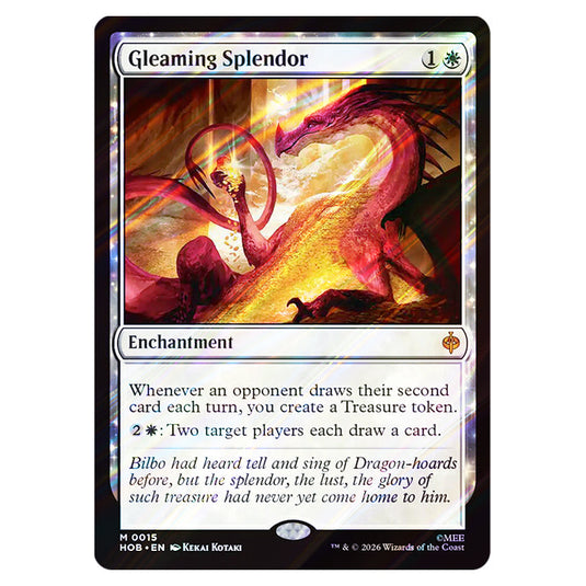 Gleaming Splendor 0015 card from the Magic The Gathering set The Hobbit