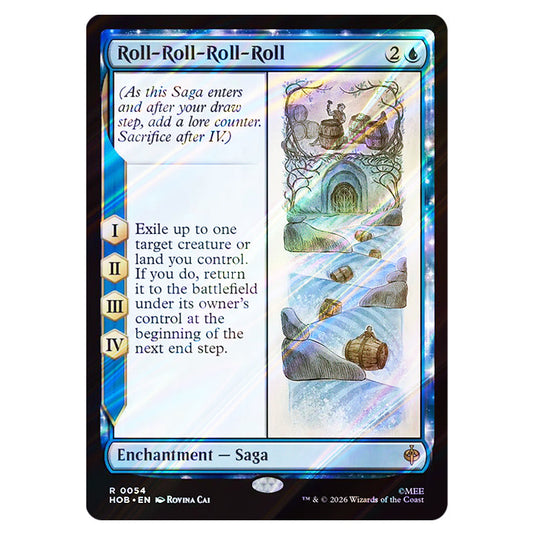 Roll-Roll-Roll-Roll 0054 card from the Magic The Gathering set The Hobbit
