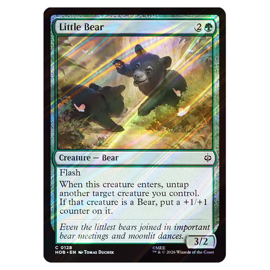 Little Bear 0128 card from the Magic The Gathering set The Hobbit