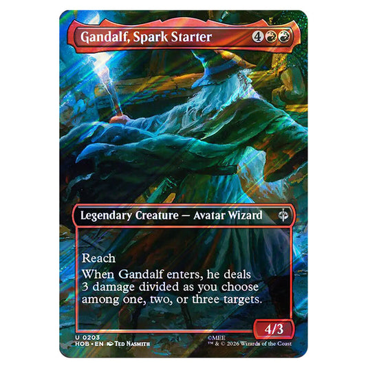 Gandalf, Spark Starter 0203 card from the Magic The Gathering set The Hobbit