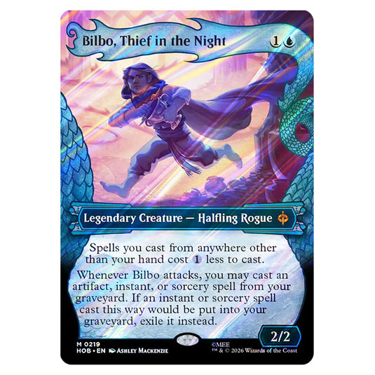 Bilbo, Thief in the Night 0219 card from the Magic The Gathering set The Hobbit