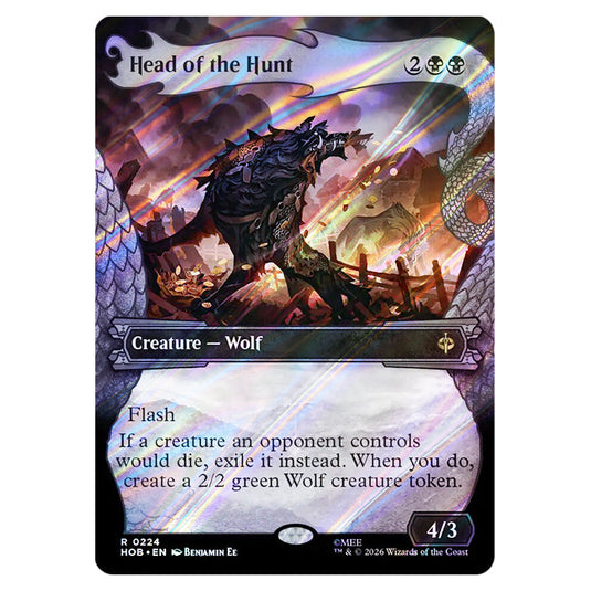 Head of the Hunt 0224 card from the Magic The Gathering set The Hobbit