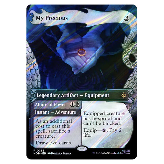 My Precious // Allure of Power 0235 card from the Magic The Gathering set The Hobbit