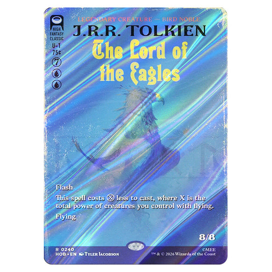 The Lord of the Eagles 0240 card from the Magic The Gathering set The Hobbit