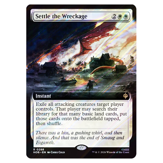 Settle the Wreckage 0288 card from the Magic The Gathering set The Hobbit
